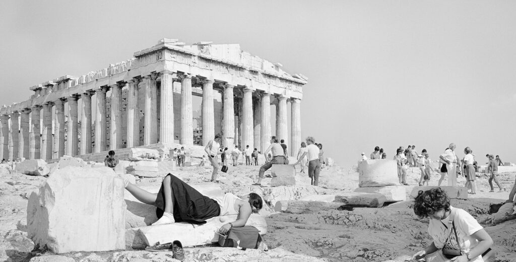 Tod Papageorge, accrochés à l’Acropole