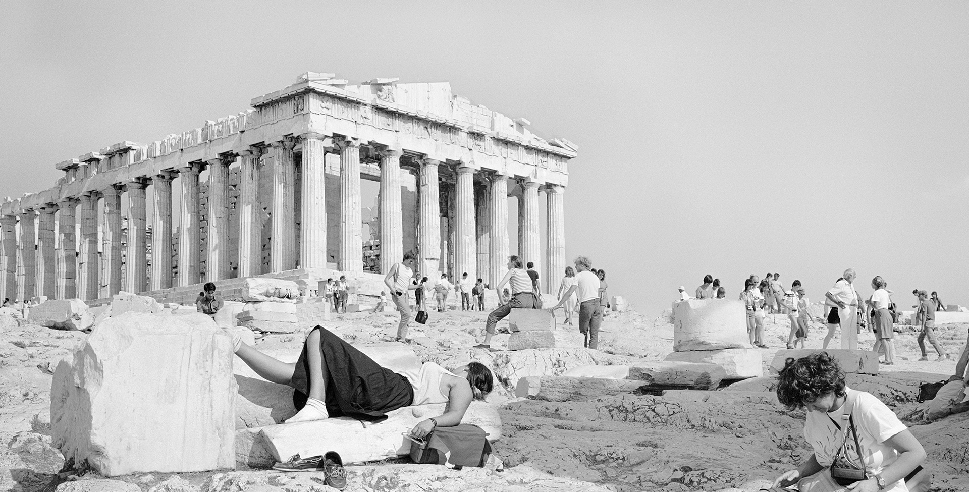 Tod Papageorge, accrochés à l’Acropole