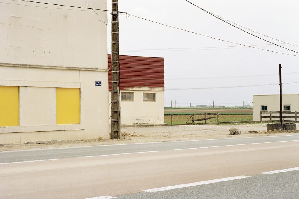 On the RN20, Loiret. 2001 © Thibaut Cuisset, Courtesy Galerie Les filles du calvaire / ADAGP, Paris, 2021