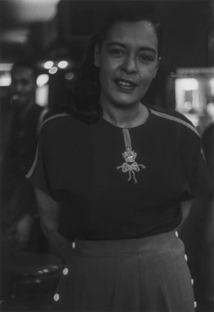 Roy DeCarava, Billie Holiday, 1952, Roy DeCarava © Fonds Roy DeCarava. Tous droits réservés. Avec l'aimable autorisation de l'artiste et de David Zwirner