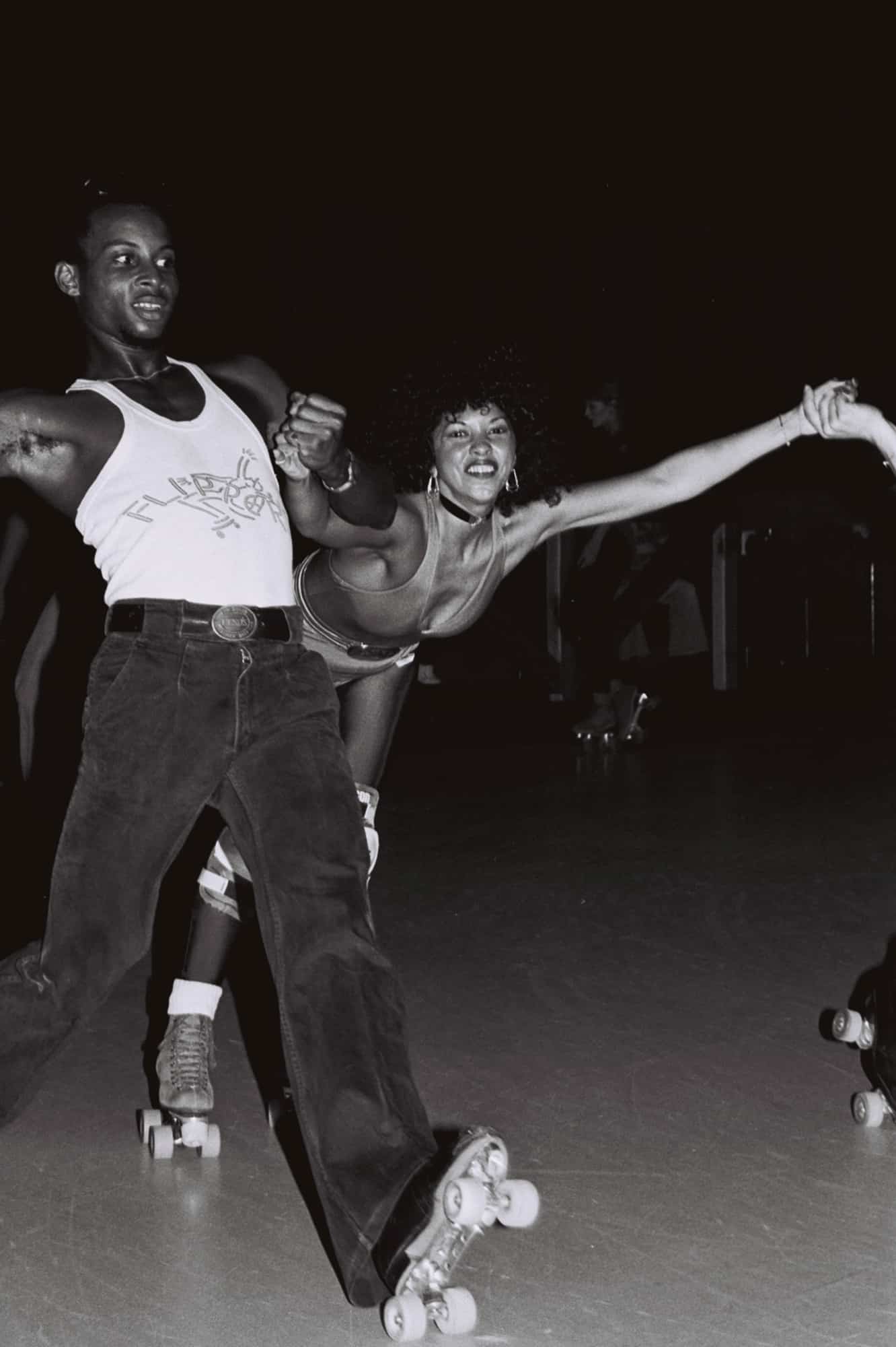 Costume de roller disco des années 80 pour femmes 