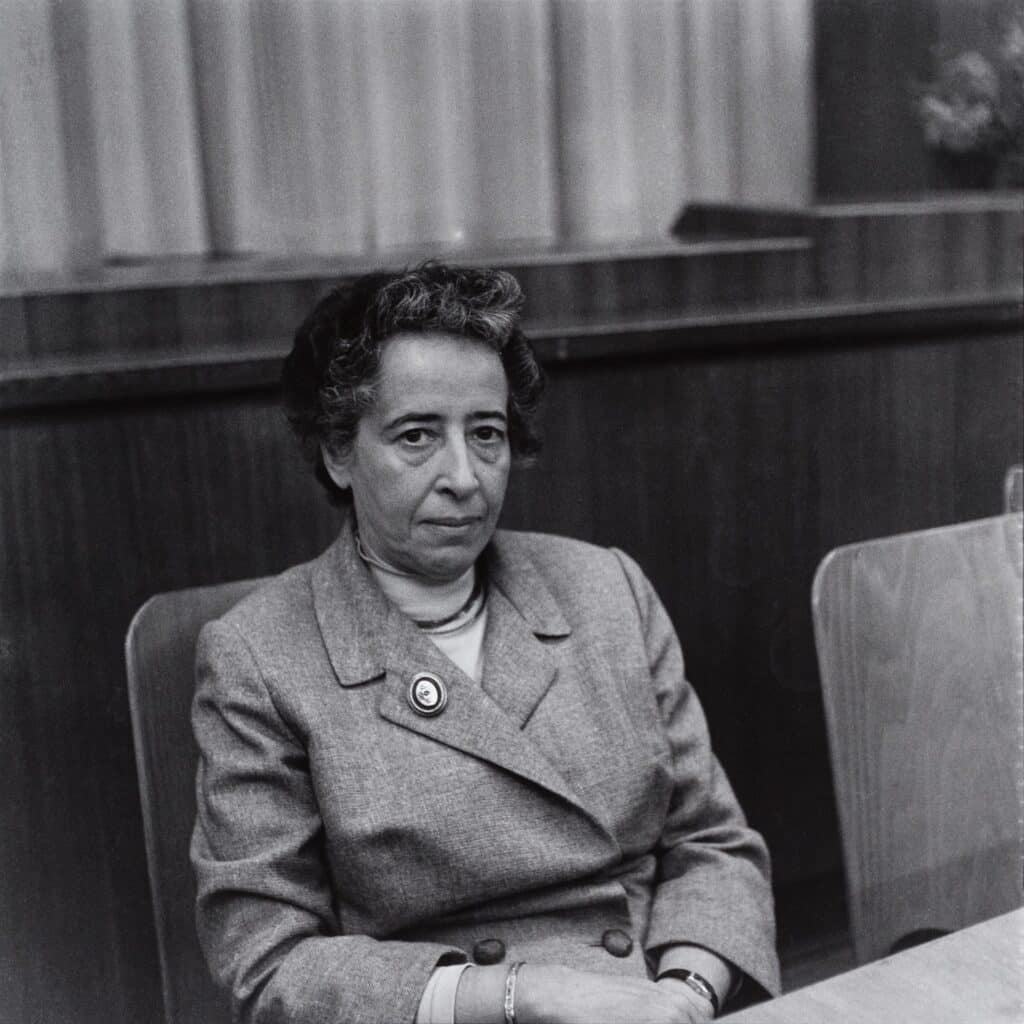 Hannah Arendt, Kulturkritikerkongress, München, 1958 © Barbara Niggl Radloff