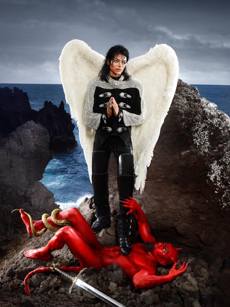 Archangel Michael: And No Message Could Have Been Any Clearer 1990 © David LaChapelle Michael Jackson, 2009 ©David LaChapelle