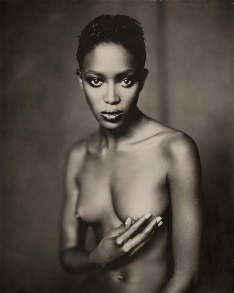 Naomi, Paris, 1996. Platinum print.  50 x 39 cm © Paolo Roversi, courtesy of Gallery Camera Obscura