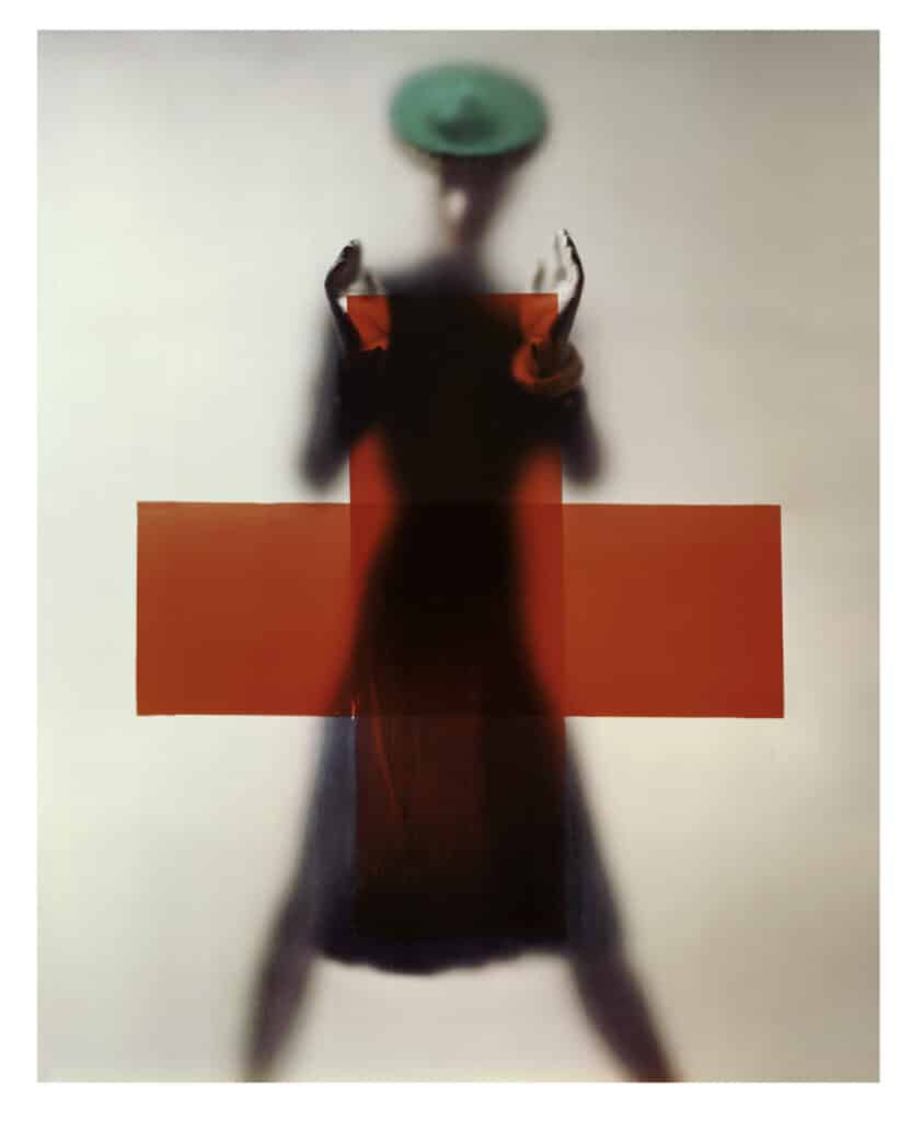 Red Cross, variant of a photograph for Vogue US March 1945, New York, 1945. © The Estate of Erwin Blumenfeld 2022