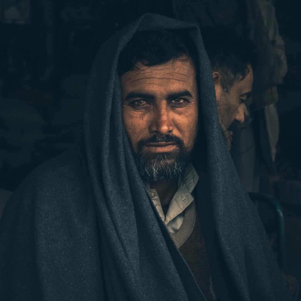 Greengrocer, Lahore. © Gauthier Digoutte