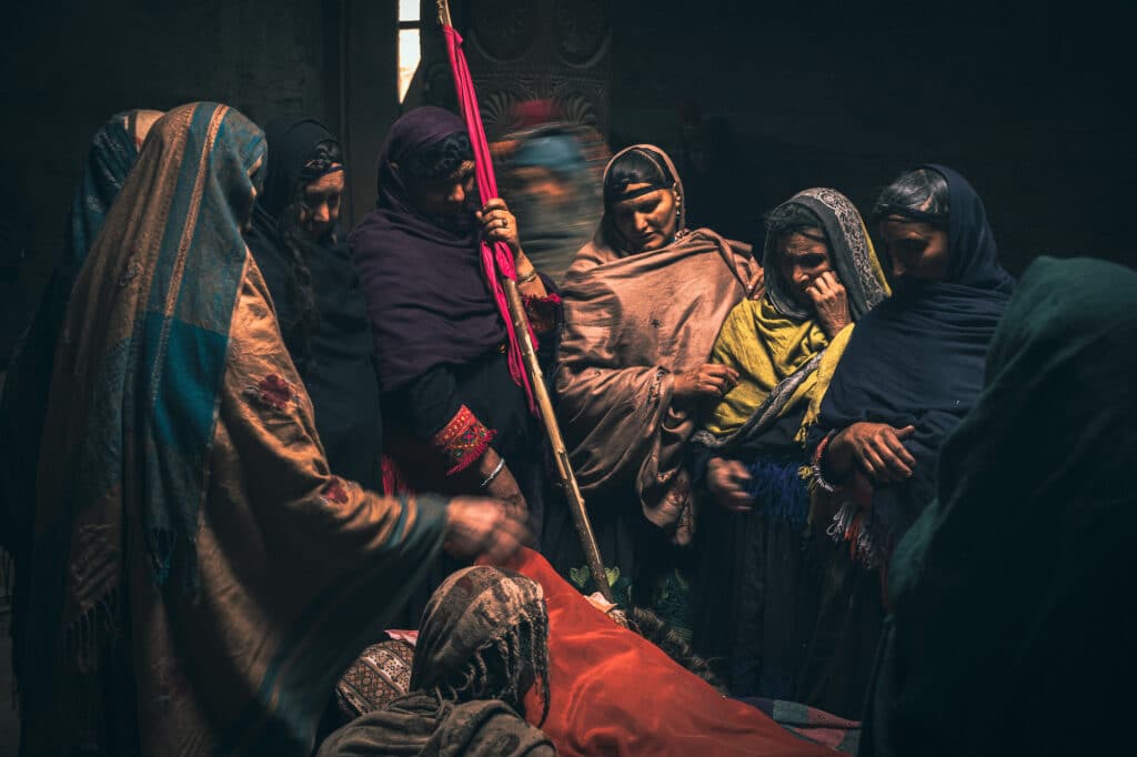 Bereaved Kalash, Kalash Valley. © Gauthier DigoutteBereaved Kalash, Kalash Valley. © Gauthier Digoutte