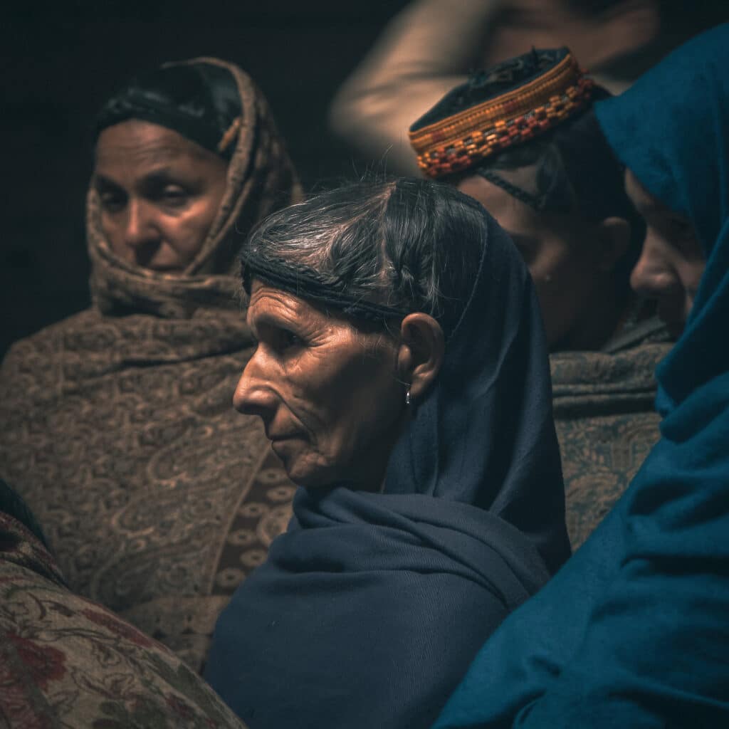 Listening Kalash, Kalash Valley. © Gauthier Digoutte