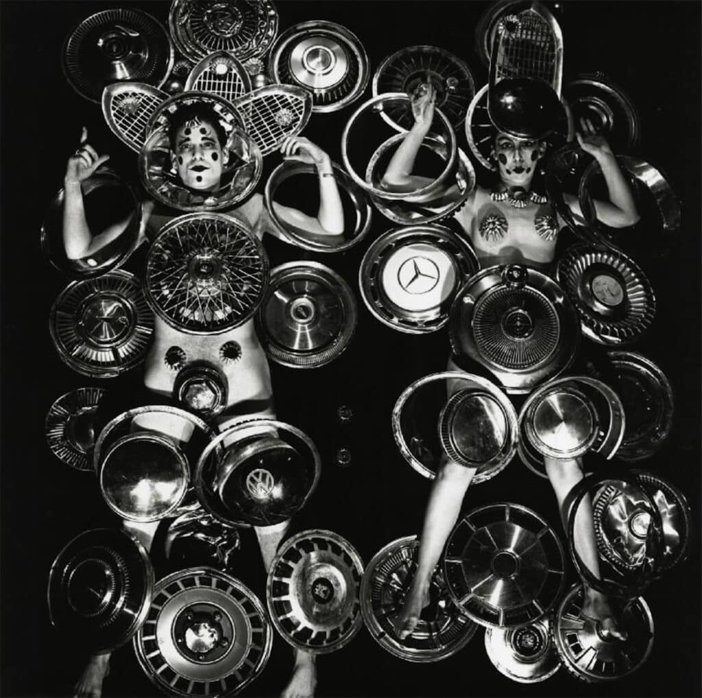 "Spheres of Revolution,” 1994. Gelatin silver print, 14.0625 x 14.0625 inches © Steven Arnold Estate, courtesy of the Fahey/Klein Gallery, Los Angeles in collaboration with CLAMP, New York.
