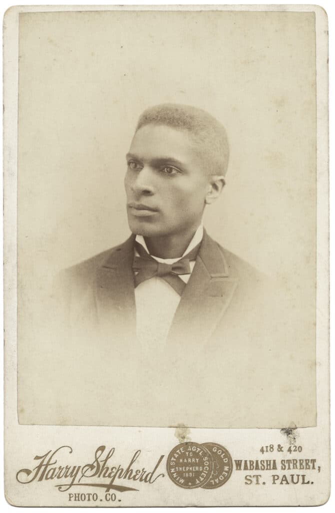 Frederick (or Fredrick) L. McGhee (1861 - 1912), c. 1890 © Harry Shepherd, Minnesota Historical Society.
