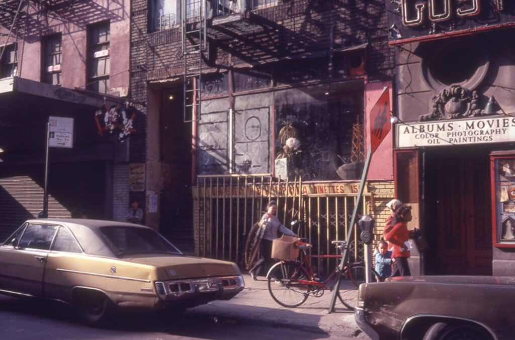 ABC No Rio au 156 Rivington Street, vers 1981. Photographe inconnu.