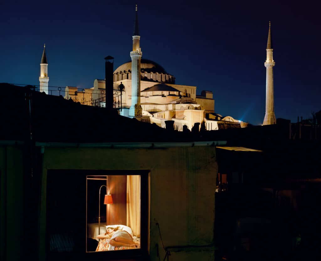 Istanbul, 309. Sülün, naked, in the privacy of her room in Sultanahmet, a forbidden female body against which the upholders of the moral order stand. Floriane De Lassée