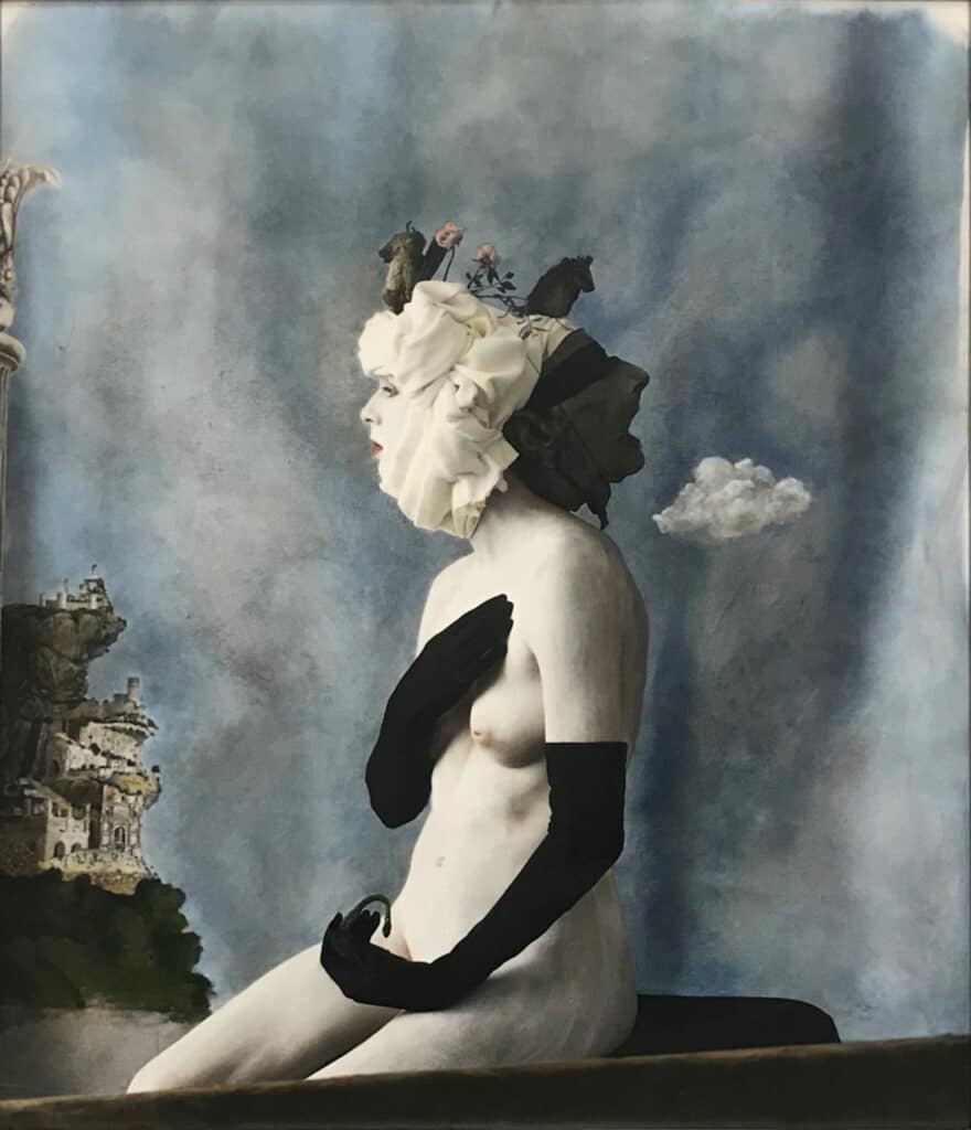 Prudence © Joel Peter Witkin. Tirage argentique réhaussé à l'encaustique.