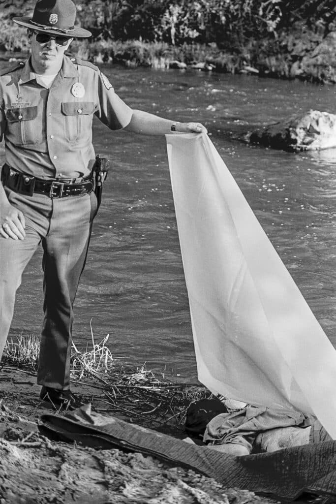 Drowning on the Palouse River, 1978. © Steve Davis