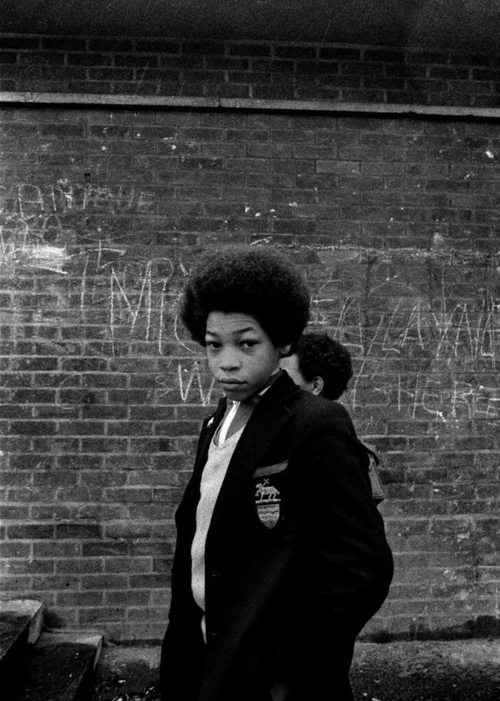 Tulse Hill School Brixton, London 1977. © Syd Shelton