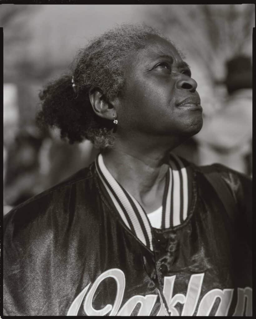 Ora Knowell, Protesting the U.S. War in Iraq, March on Washington, Washington, DC, 2007 © Judith Joy Ross, courtesy of Galerie Thomas Zander, Cologne