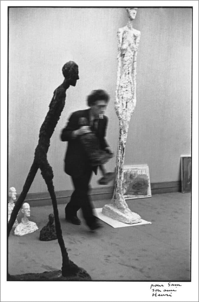 Alberto Giacometti, Rue d'Alésia, Paris, 1961. © Fondation Henri Cartier-Bresson / Magnum Photos-Collection Szafran, Fondation Pierre Gianadda