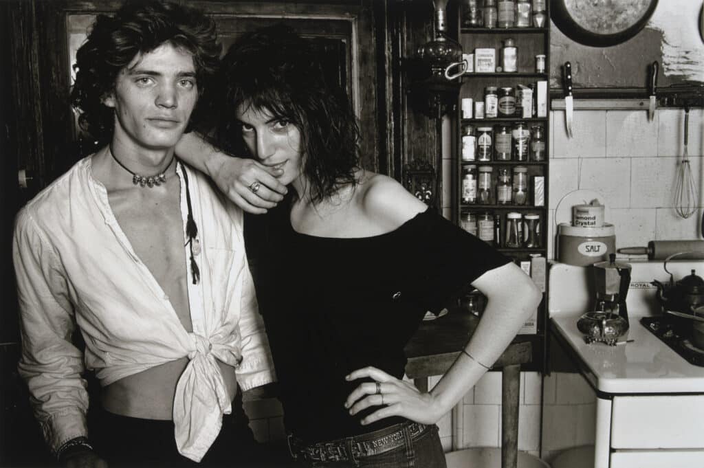 Robert Mapplethorpe and Patti Smith, New York, 1969 © Norman Seeff