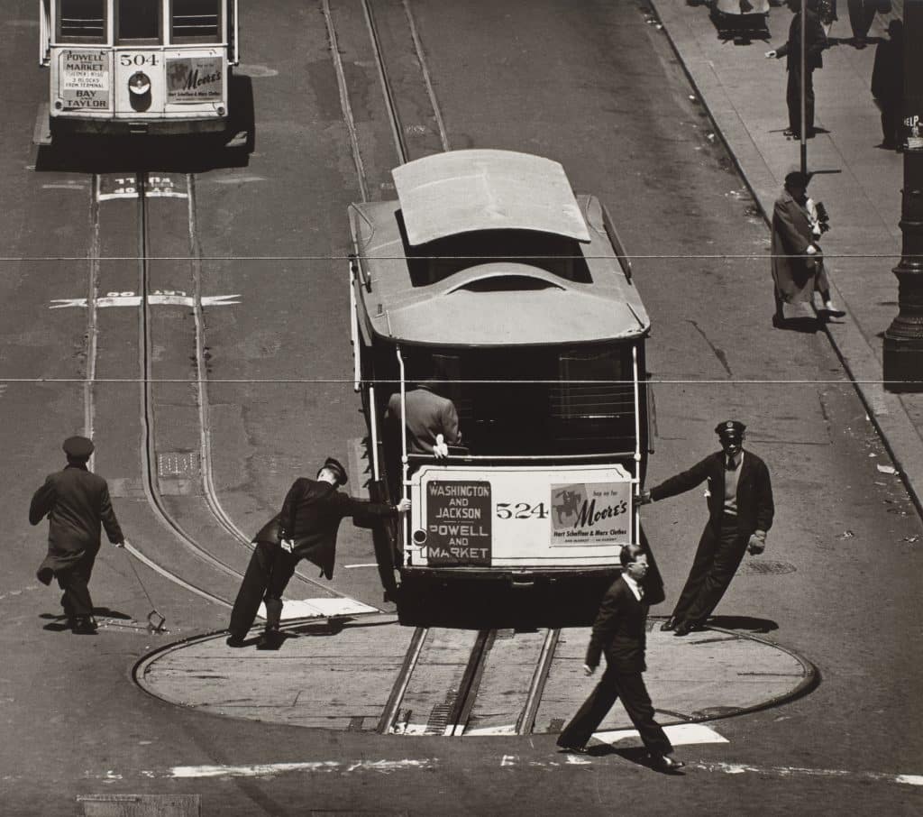 Funiculaire, San Francisco, 1947 © Max Yavno