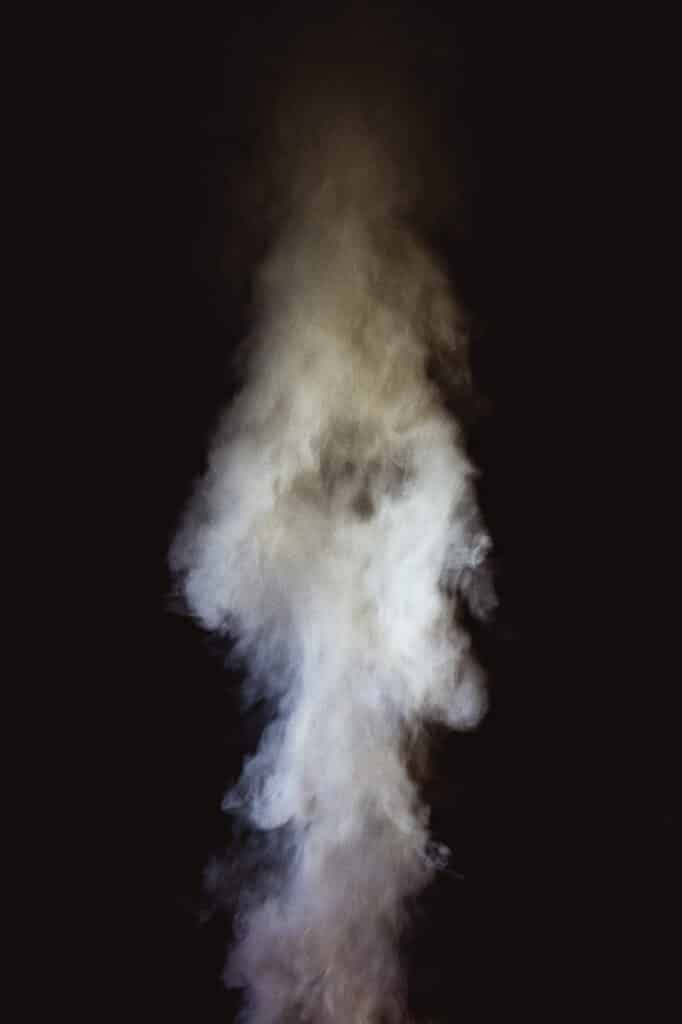Instrumental-transcommunication and smoke-scrying experiment outside the séance room. England, 2013. © Shannon Taggart