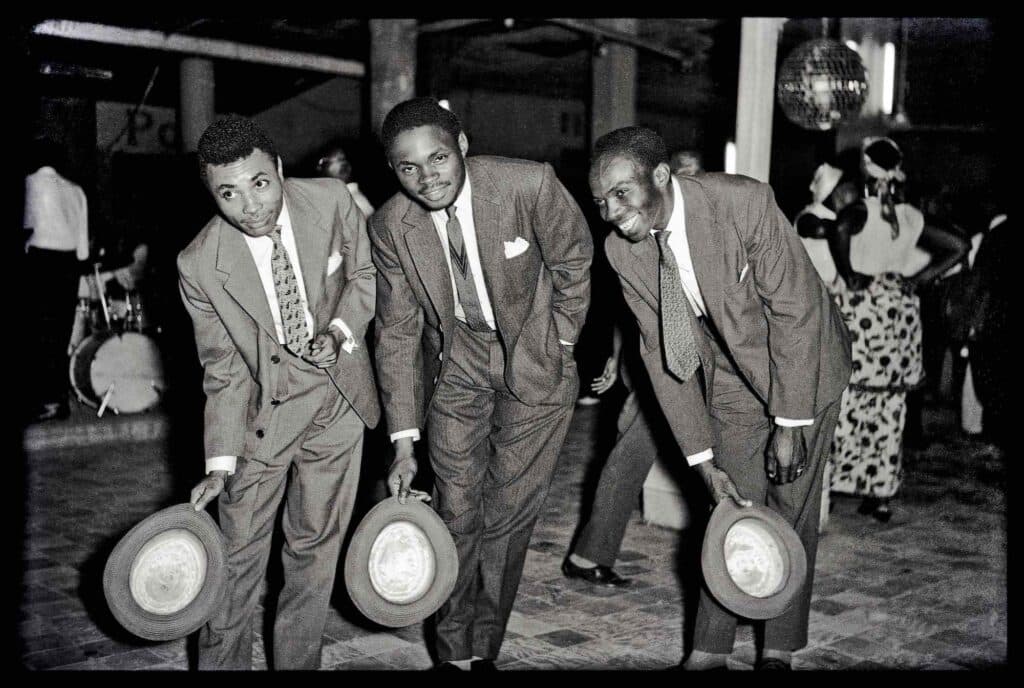 Greetings from the Sappers of the nightclub, Kinshasa, 1950-1965