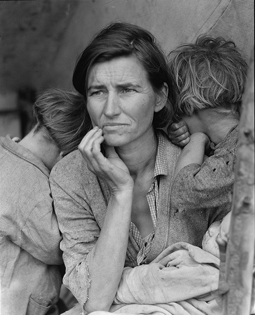 Migrant Mother. Dorothea Lange, 1936. (Library of Congress, Prints & Photographs Division, Farm Security Administration/Office of War Information Black-and-White Negatives)