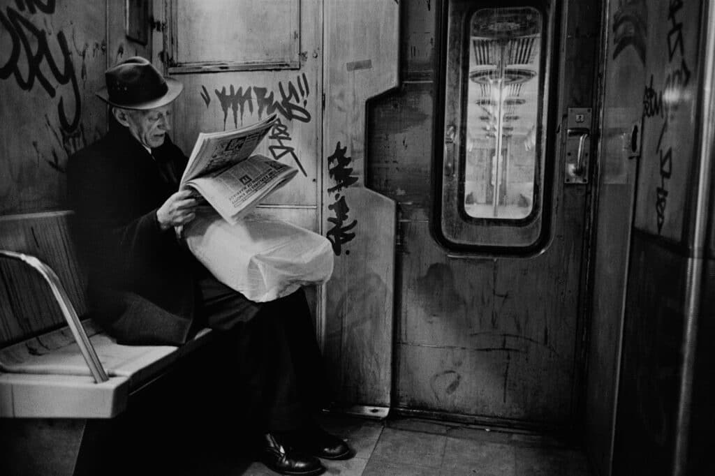 Subway Noir, N.Y.C., 1987. © Richard Sandler