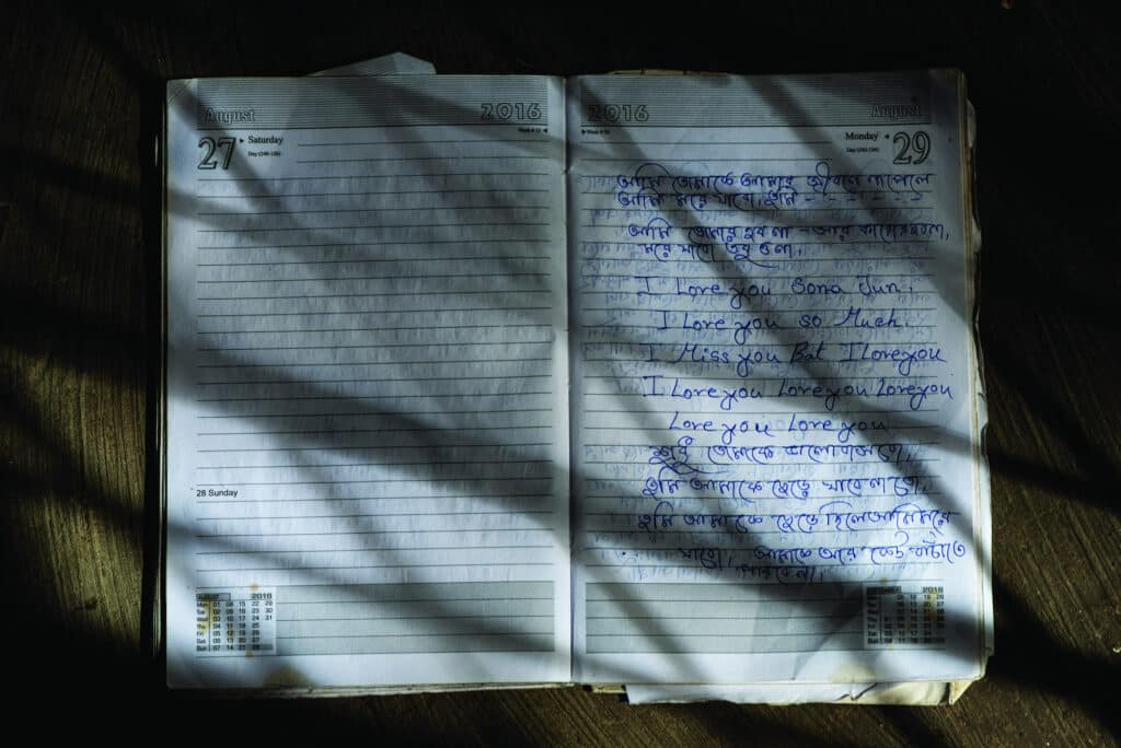 C.’s diary offers a glimpse into the teenager’s infatuation, which the man who trafficked her exploited. Her words in Bengali say: “If I don’t get you in my life, I will die. If I am not yours, I can’t be anyone else’s.” C., was trafficked as a teenager from South 24 Parganas, West Bengal, India. From passages in her diary, the family realized she’d eloped with a man she’d met. Months later, police found her in a brothel in Pune, a city in the western region of India. "I never thought I would be able to get out of that place," C. said. After going through the traumatic experience of sexual slavery, most girls find it difficult to adapt to the life they once had. Girls during this transition period experience high rates of depression, anxiety, PTSD, self-harm, and even suicidal tendencies. © Smita Sharma