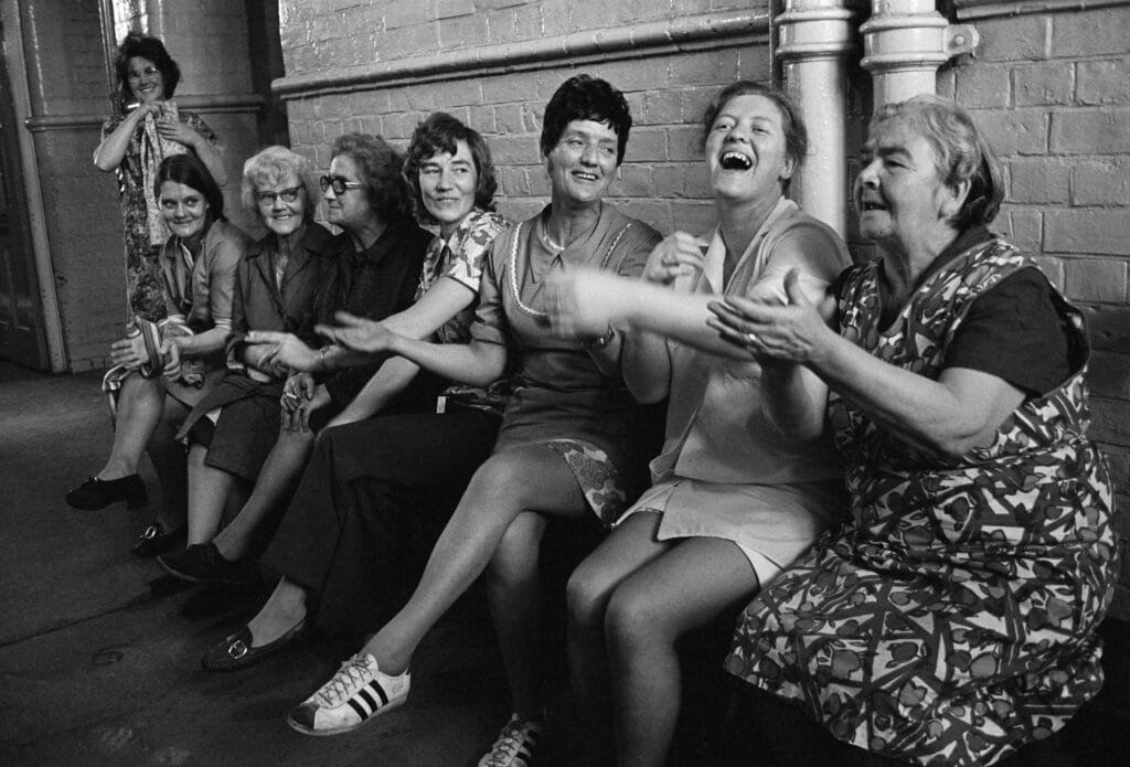 Closing-down of Shipley Street wash-house, 1971. © Sirkka-Lissa Konttinen