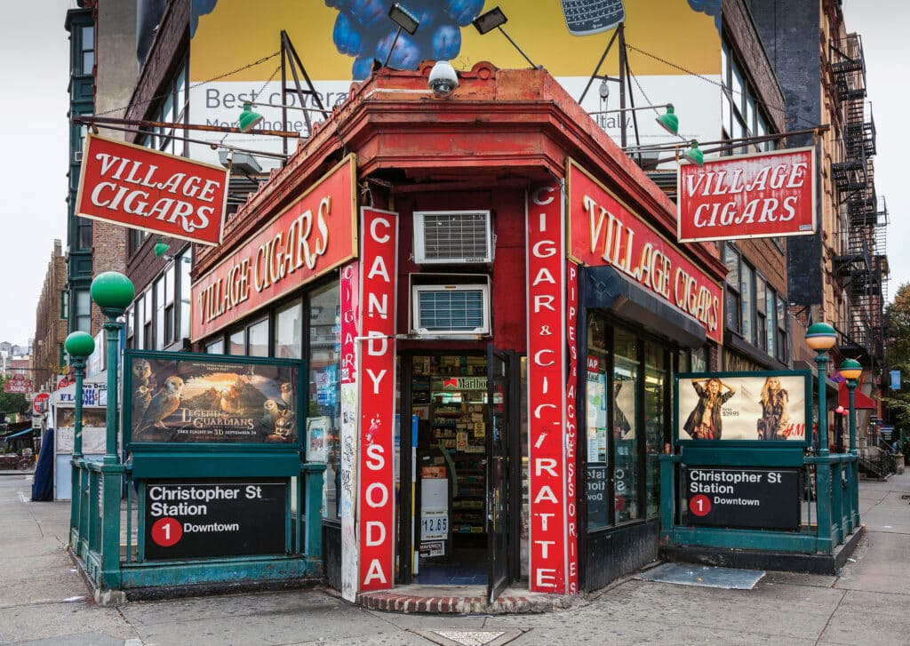 Village Cigars, 7th Av South at Christopher St, Greenwich Village, 2010 © James and Karla Murray