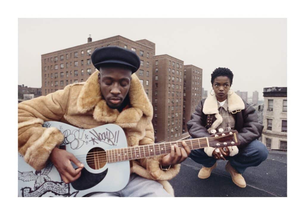 Wyclef Jean and Lauryn Hill, East Harlem, New York City, 1993 © Lisa Leone