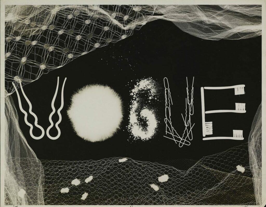 A photogram made from an assortment of objects, 1941, Vogue © Condé Nast / Alexander Liberman