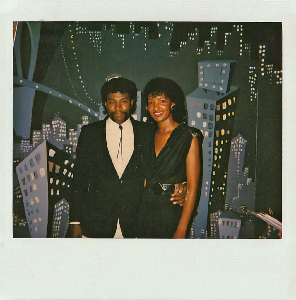 Polaroid of the author’s parents during a night out, 1985. © Ten Speed Press/Penguin Random House