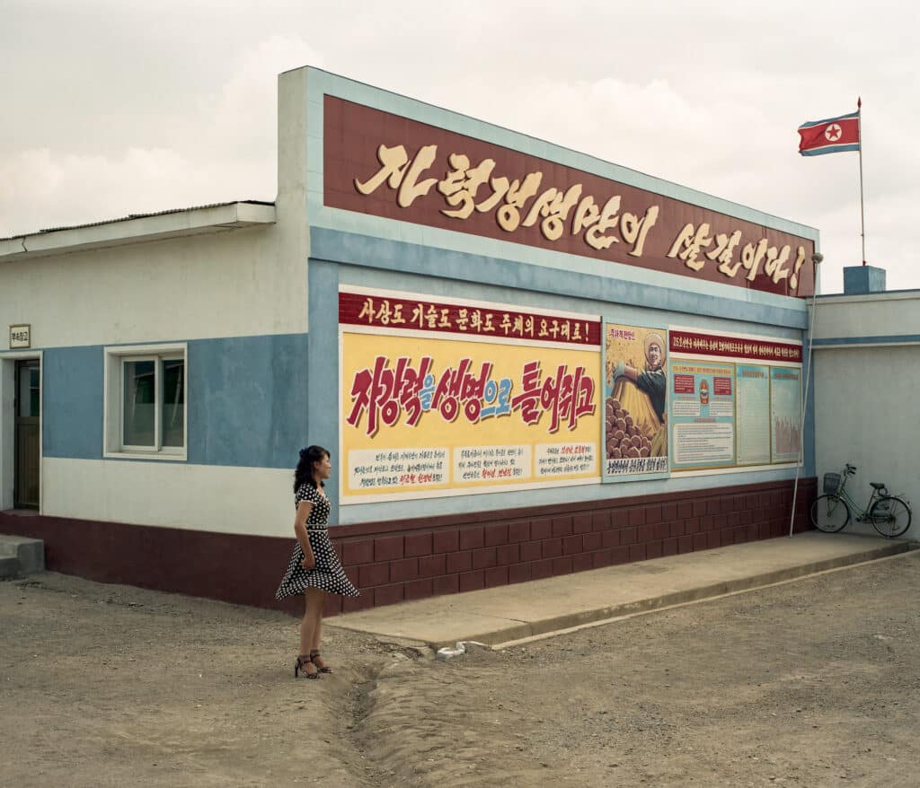 Inside a collective farm in Sariwon. © Tim Franco, courtesy galerie Sit Down