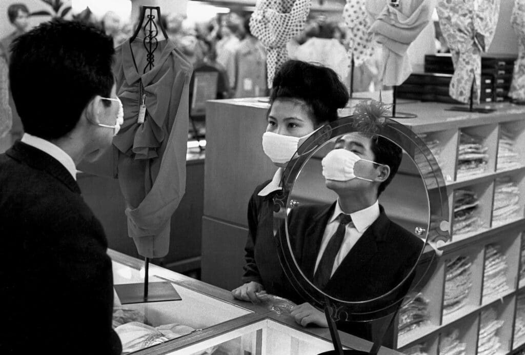 Grand magasin, Tokyo, Japon, 1963