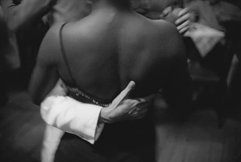 Couple dancing in a gafeira (popular ball), Rio de Janeiro, Brazil, 1963