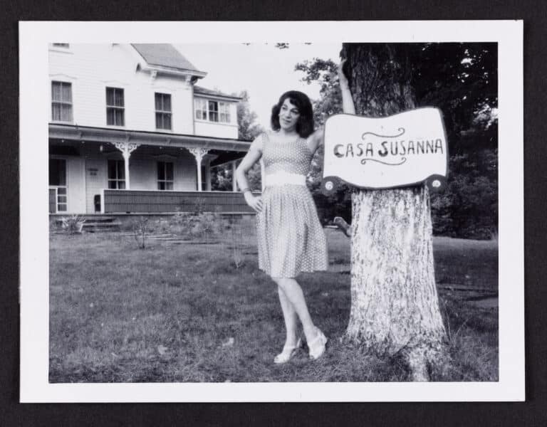 Unknown American. Susanna at Casa Susanna, gelatin silver print, 1964-1969. Collection Art Gallery of Ontario, Toronto. Purchase, with funds generously donated by Martha LA McCain, 2015. Photo © AGO.