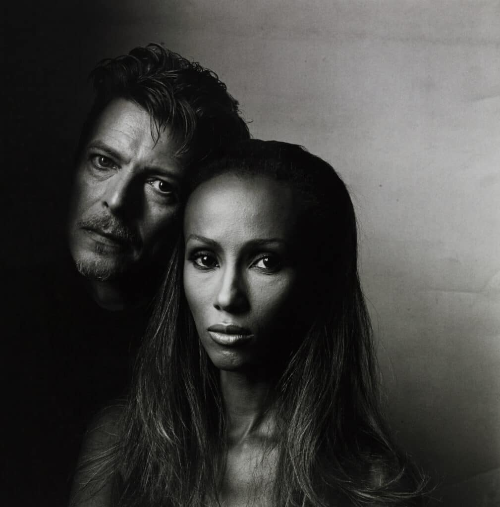 Irving Penn David Bowie and Iman, 1994 © Condé Nast