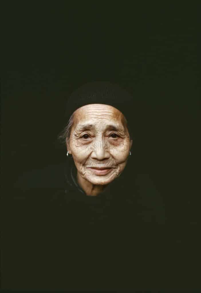 Chine. Femme retraitée. 1979.