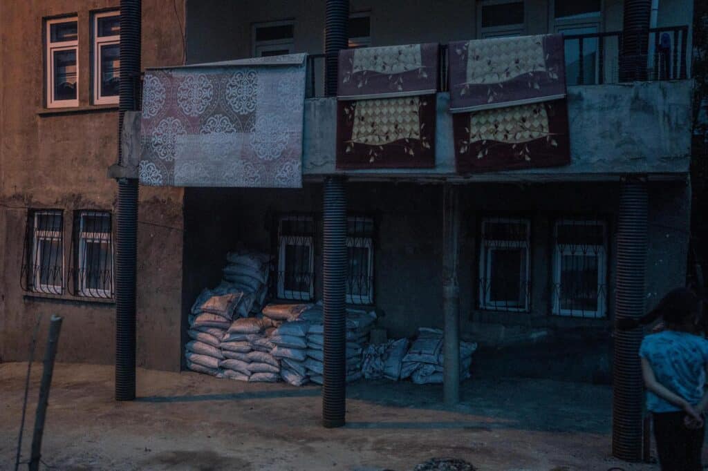 Une habitatation dans la ville kurde de Hakkari. Le 23 mai 2023. Le 23 mai 2023, Turquie.