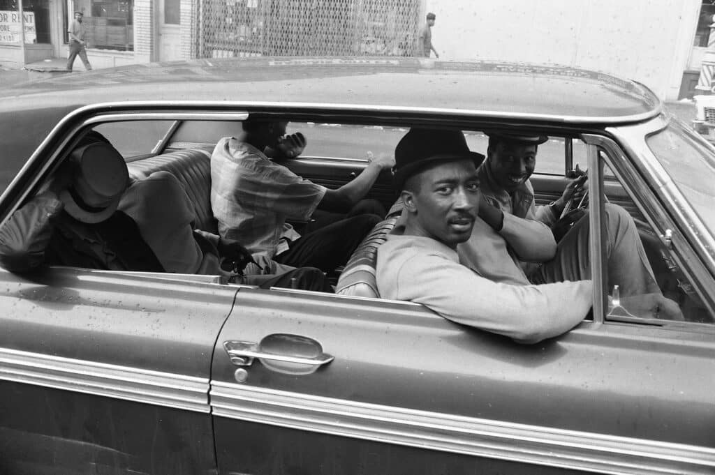 Newark street scene, July 1967 - photo credit Bud Lee