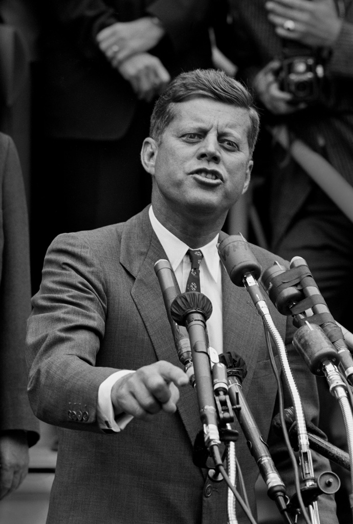 Campagne présidentielle de John Fitzgerald Kennedy, New York, 1960 © Henri Dauman