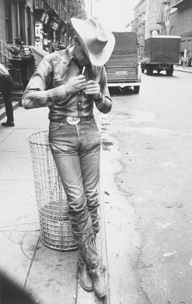 Robert Frank, Rodeo, New York City, 1955-56, épreuve à la gélatine argentique, Museum of Fine Arts, Houston, achat du musée financé par Jerry E. et Nanette Finger. The June Leaf and Robert Frank Foundation