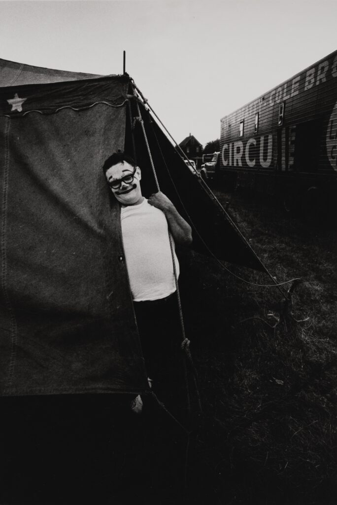 Clown Alley, Circus Days, 1971 © Jill Freedman