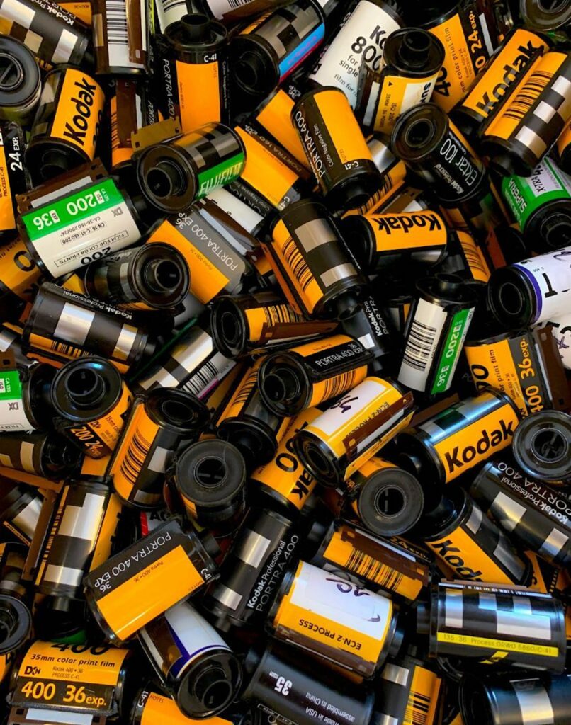 Sunbath Filmlab collects film cartridges for reuse