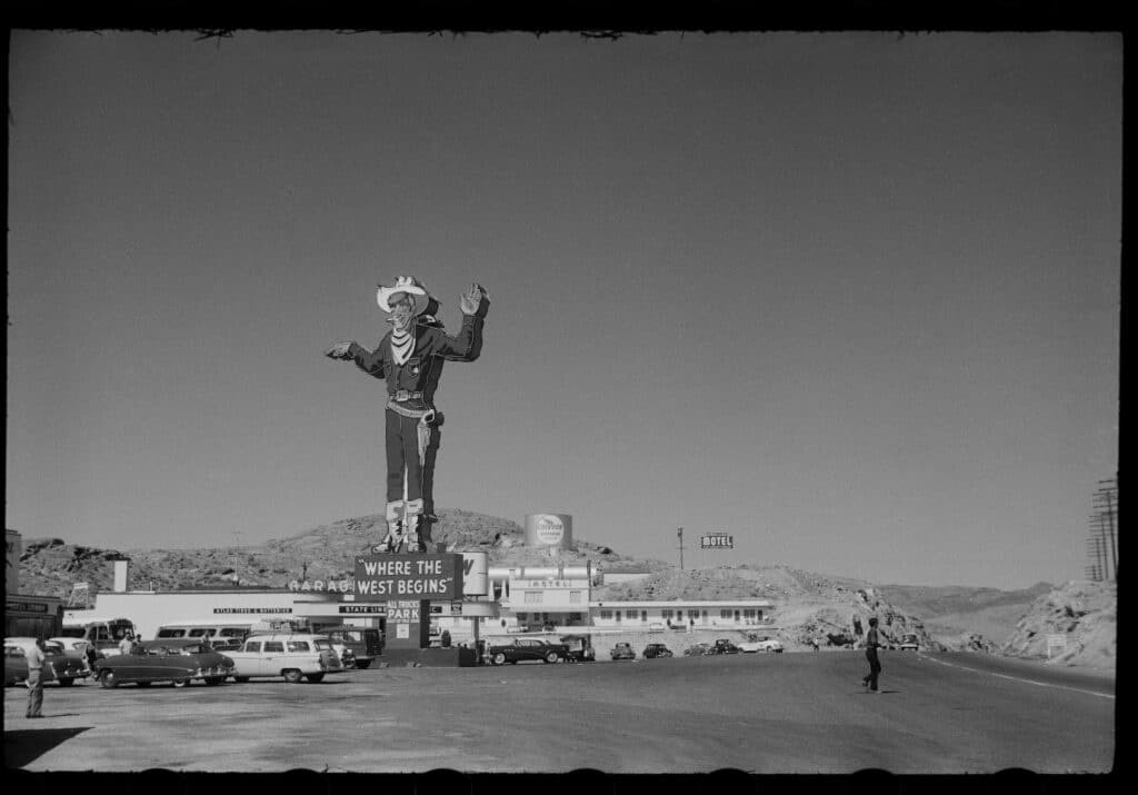 Todd Webb, Bonneville Salt Flats, UT, 1956, Todd Webb Archive.