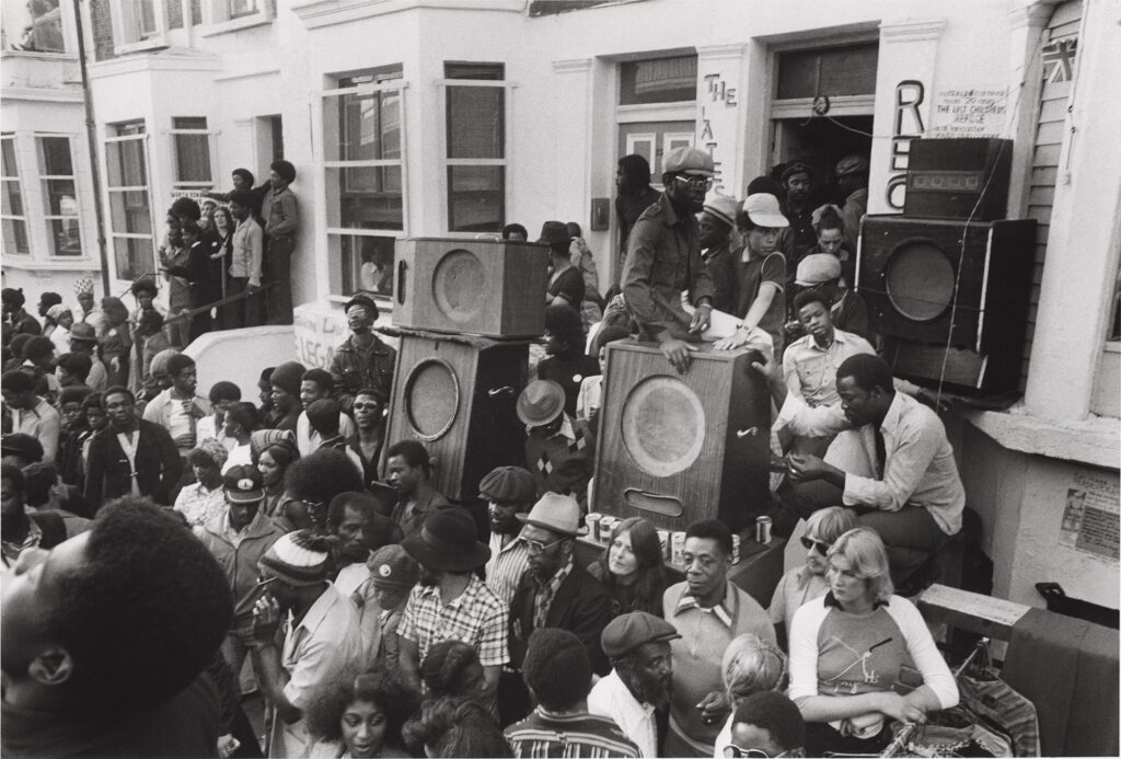 Carnival Sound System, London, c. 1980s. Courtesy the artist and Autograph, London. Supported by the National Lottery through the Heritage Lottery Fund