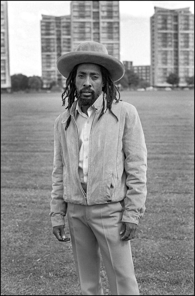 Ijahman Levi in Kennington Park, London 14 August 1985. © David Corio