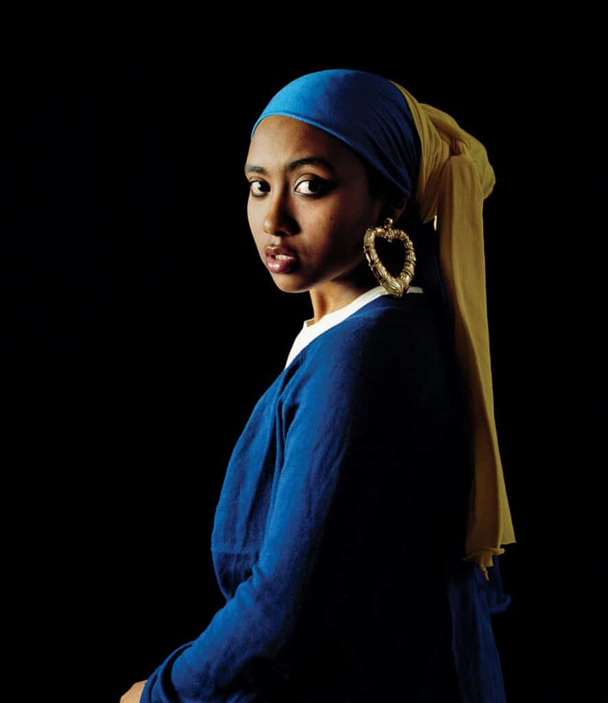 7. Awol Erizku, Girl with a Bamboo Earring, 2009; from Awol Erizku: Mystic Parallax (Aperture, 2023). Courtesy the artist