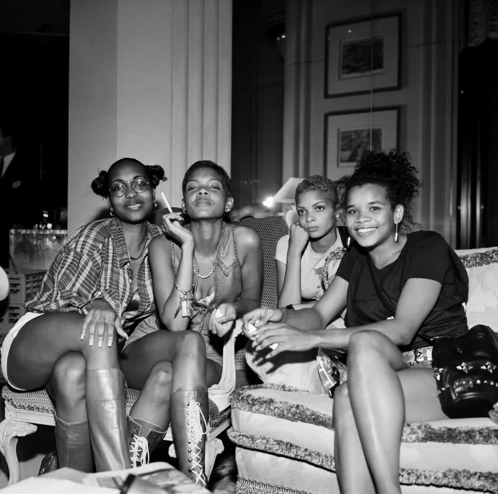 Hip Hop fans attending the 1994 Jack the Rapper convention at the Buena Vista Hotel in Orlando, Florida. © Peter Spirer